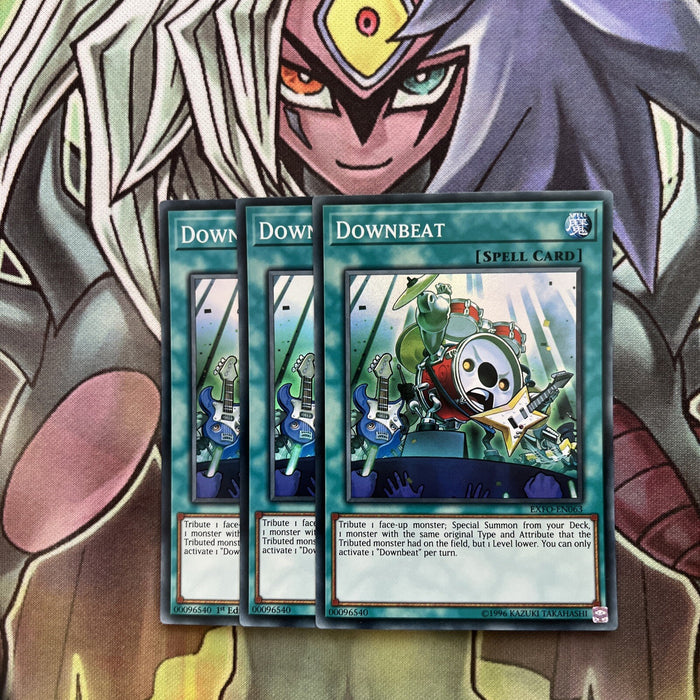 EXFO-EN063 x3 Downbeat Super Rare Excellent Condition Yugioh