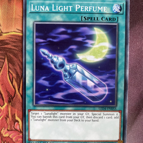 LED4-EN055 Luna Light Perfume Common 1st Edition NM Yugioh Card
