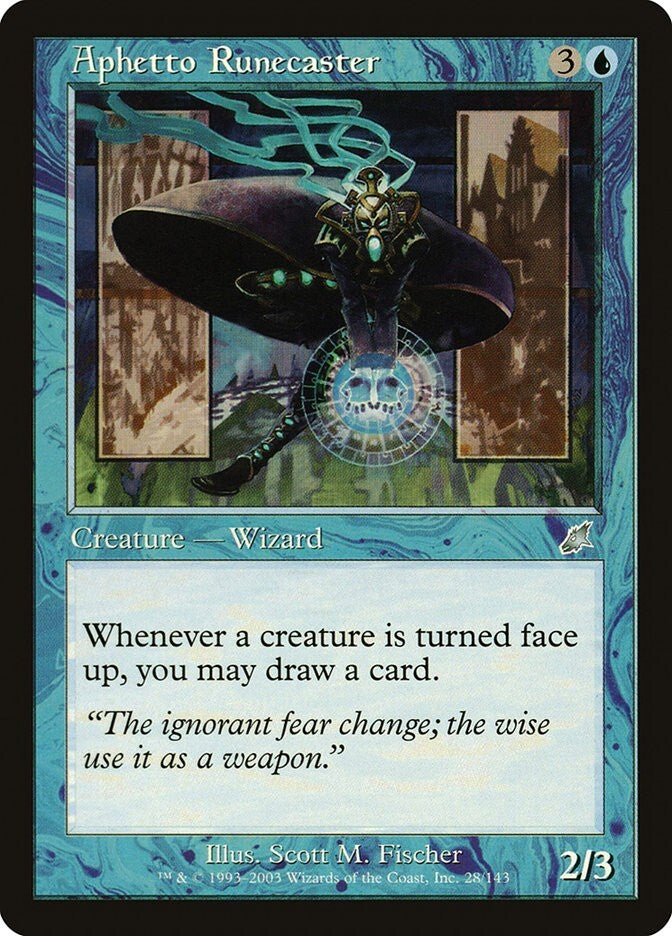 Aphetto Runecaster - Scourge Excellent Magic MTG