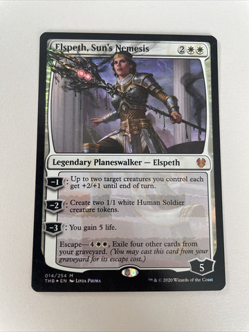 Elspeth, Sun's Nemesis- Theros Beyond Death Excellent Magic MTG