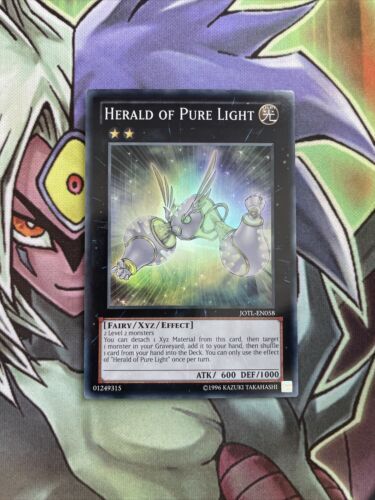 JOTL-EN058 Herald Of Pure Light Super Rare Unlimited Edition NM Yugioh Card