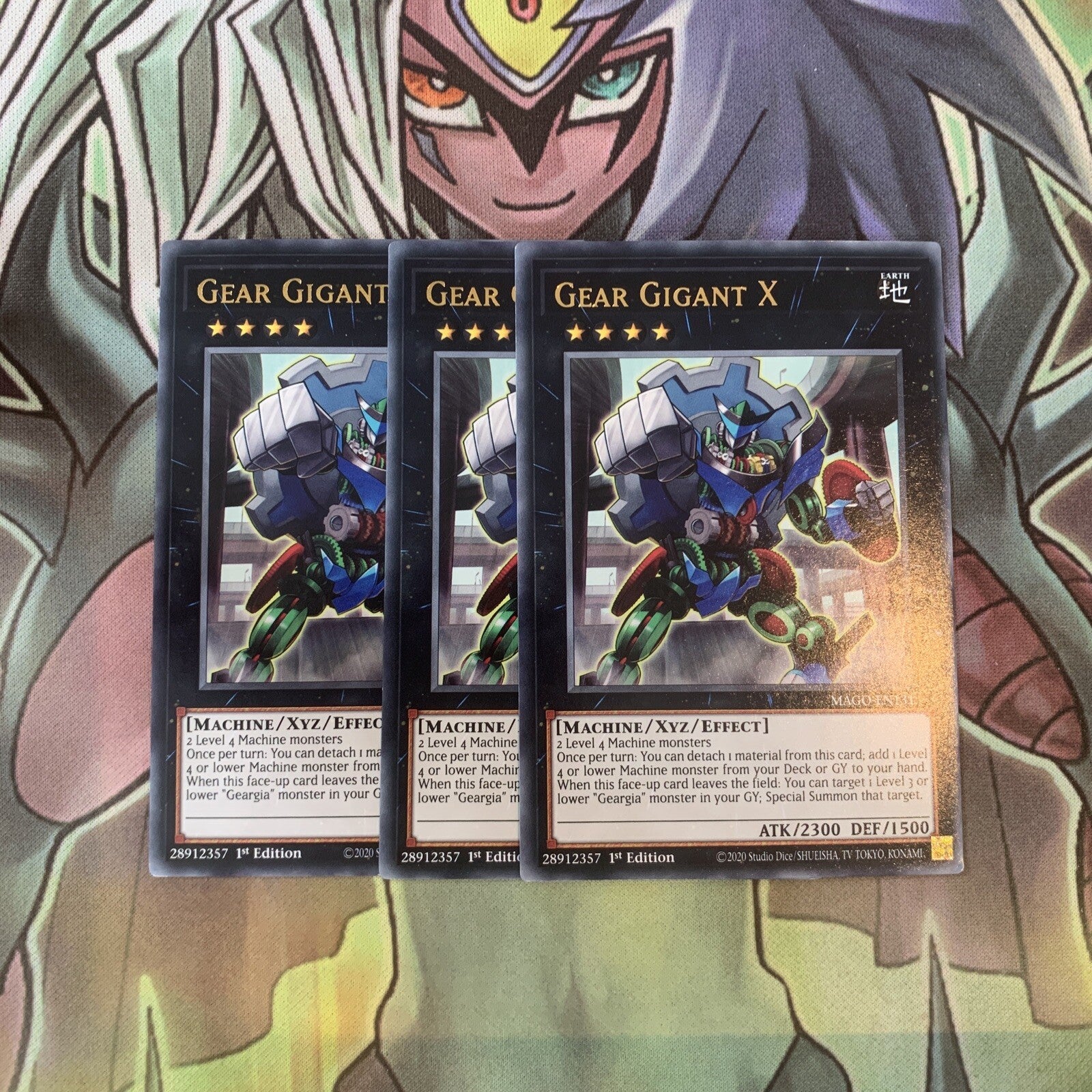 gear gigant x MAGO-EN131 x3 Rare Excellent Condition Yugioh – Twin Traders Gazelle - Rahmengröße:Größe 57 - (173-185 cm) Abus Schloss-Ketten-Kombi Tresor 1385/85 3 A / D Tournament Bag