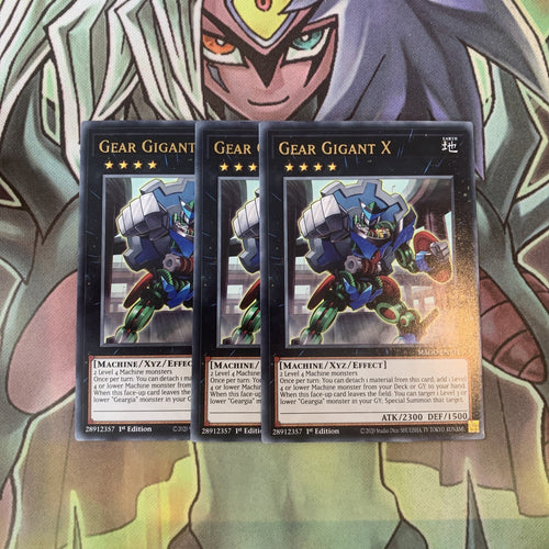 MAGO-EN131 x3 Gear Gigant X Rare Excellent Condition Yugioh