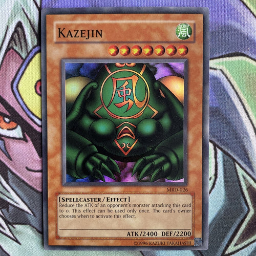 MRD-026 Kazejin Super Rare Unlimited Ed Yugioh Card NM