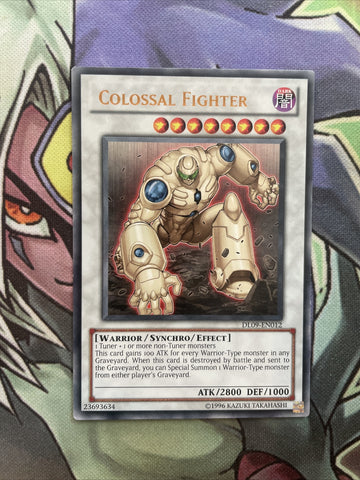 DL09-EN012 Colossal Fighter Rare Unlim Edition NM Yugioh Card
