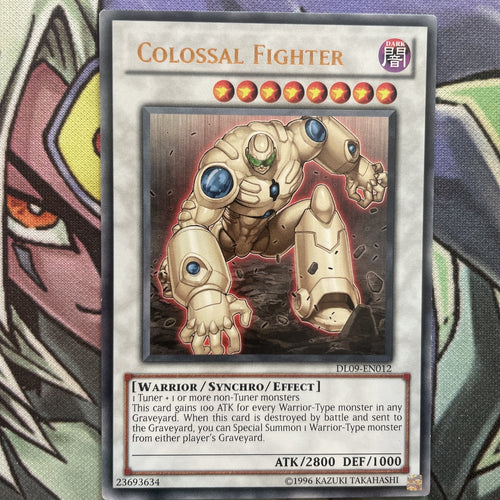 DL09-EN012 Colossal Fighter Rare Unlim Edition NM Yugioh Card