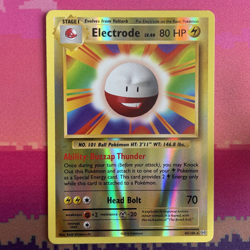 Pokemon Card Electrode Evolutions Reverse Holo Rare 40/108 Near Mint