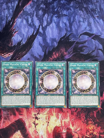 LED6-EN009 Dark Magical Circle Common Mint Condition x3 Yugioh