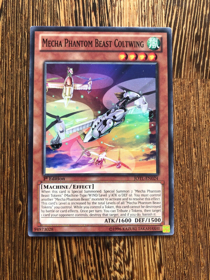 JOTL-EN024 Mecha Phantom Beast Coltwing - Common - 1st Edition Yugioh