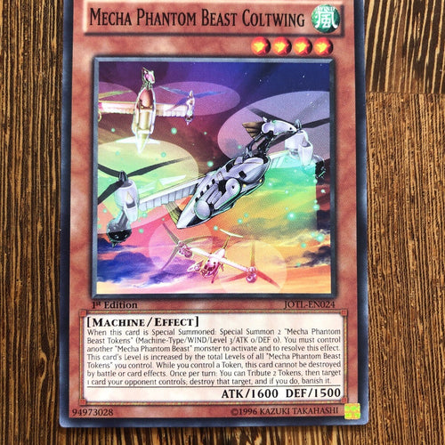 JOTL-EN024 Mecha Phantom Beast Coltwing - Common - 1st Edition Yugioh