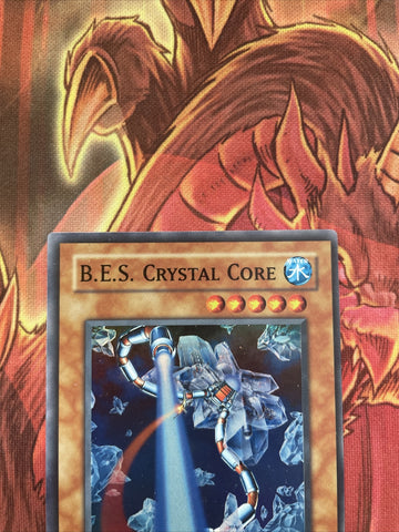 CRV-EN021 Yugioh! B.E.S. Crystal Core Super Rare, English, UNL Best Offer! (back)