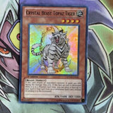 RYMP-EN043 Crystal Besat Topaz Tiger Super Rare 1st Edition NM Yugioh Card