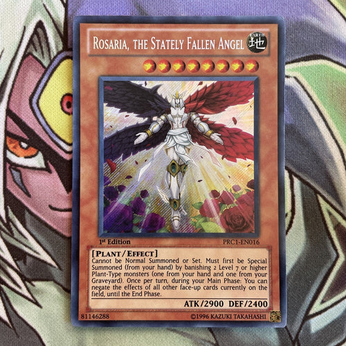 PRC1-EN016 Rosaria, The Stately Fallen Angel Secret 1st Edition NM Yugioh Card