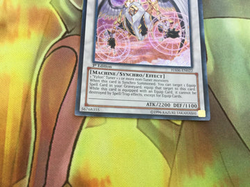 HA06-EN022 Yugioh Secret Rare Vylon Alpha 1st Edition (back)