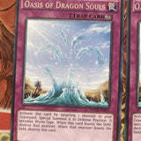 NECH-EN077 x3 Oasis of Dragon Souls Rare 1st Edition LP YuGiOh Card