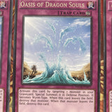 NECH-EN077 x3 Oasis of Dragon Souls Rare 1st Edition LP YuGiOh Card