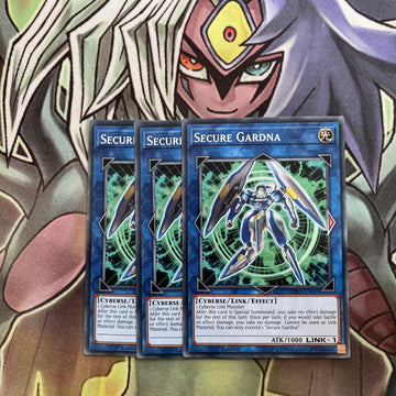 EXFO-EN043 x3 Secure Gardna Common Excellent Condition Yugioh