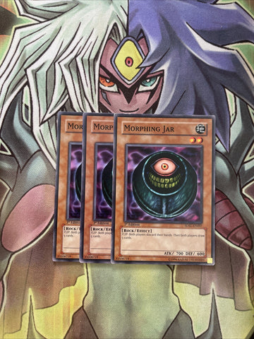SDRL-EN007 x3 Morphing Jar Common Excellent Condition Yugioh