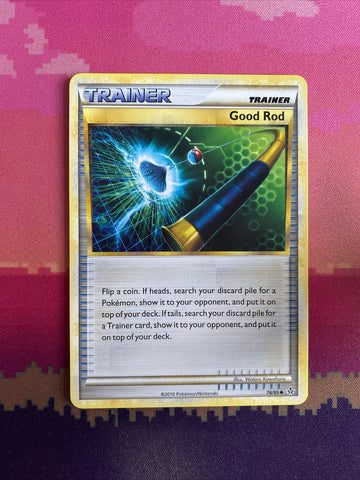 Pokemon Card Good Rod Unleashed Uncommon 76/95 NM