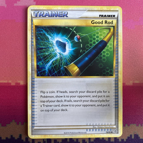 Pokemon Card Good Rod Unleashed Uncommon 76/95 NM