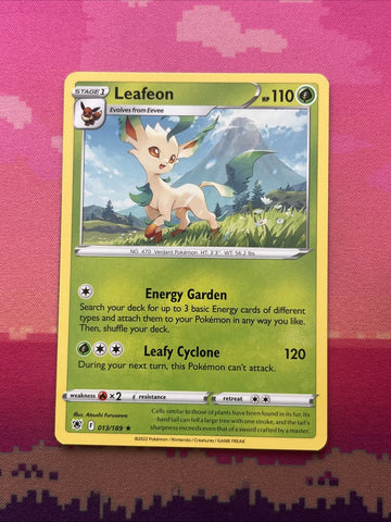 Pokemon Card Leafeon Astral Radiance Rare 013/189 Near Mint