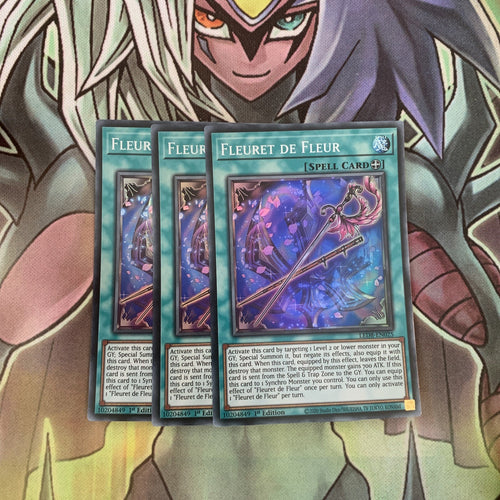 LED8-EN025 x3 Fleuret de Fleur Super Rare Excellent Condition Yugioh