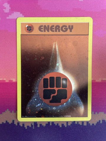 Pokemon Card Fighting Energy League Holo WOTC NM