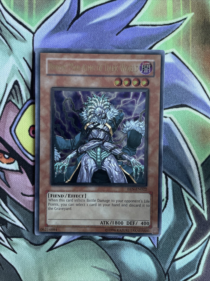 EEN-EN022 Brron, Mad King Of Dark World Ultimate UNL Edition NM Yugioh Card