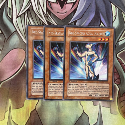 DP03-EN005 x3 Neo-Spacian Aqua Dolphin Rare Excellent Condition Yugioh