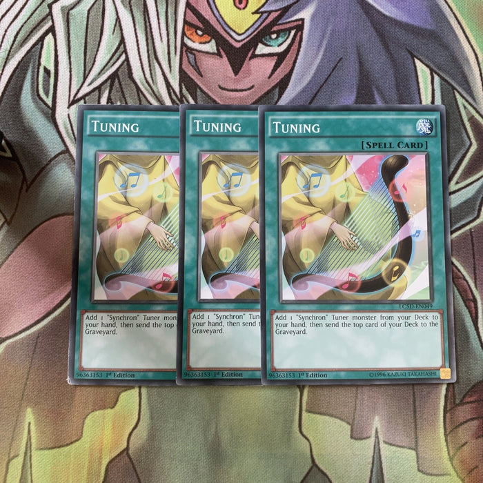 LC5D-EN049 x3 Tuning Common Excellent Condition Yugioh