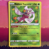 Pokemon Card Radiant Tsareena 016/195 Silver Tempest Holo Near Mint
