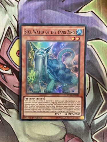 DUEA-EN030 Bixi, Water Of The Yang Zing Super Rare 1st Edition NM Yugioh Card