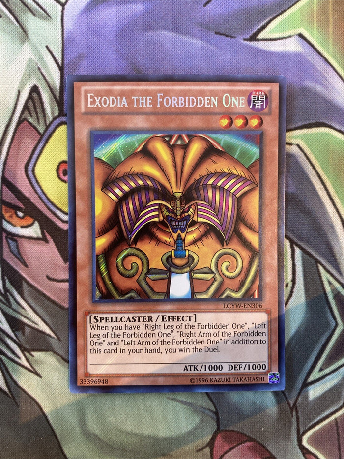 LCYW-EN306 Exodia The Forbidden One Secret Rare Unlimited Edition NM Yugioh Card