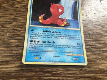 Pokemon Card Octillery Unleashed Holo Rare 6/95 Light Play (back)