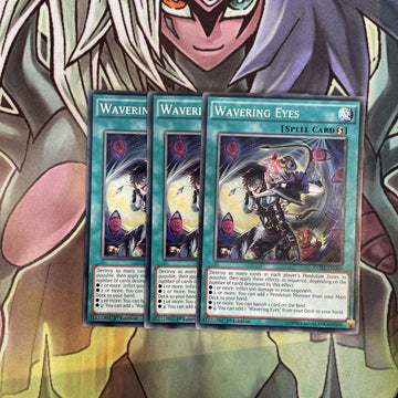 CORE-EN066 x3 Wavering Eyes Common Excellent Condition Yugioh