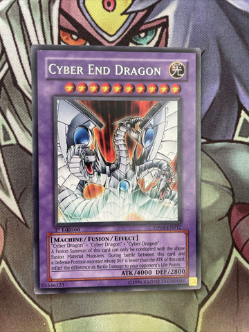 DP04-EN012 Cyber End Dragon Rare 1st Edition NM Yugioh Card