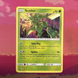 Pokemon Card Scyther Celestial Storm Rare 4/168  Near Mint