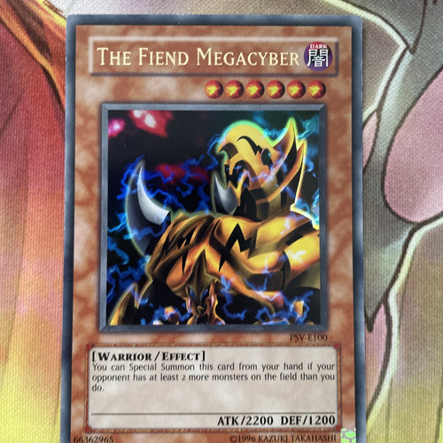 Psv-e100 The Fiend Megacyber Ultra Rare Unlimited Ed YuGiOh Card