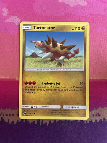 Pokemon Card Turtonator Dragon Vault Uncommon 50/70 Near Mint