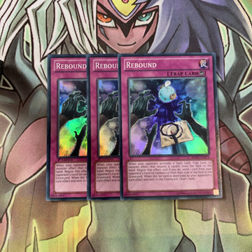 REDU-EN079 x3 Rebound Super Rare Excellent Condition Yugioh