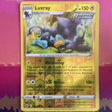 Pokemon Card Luxray Crown Zenith Reverse Holo Rare 043/159 Near Mint