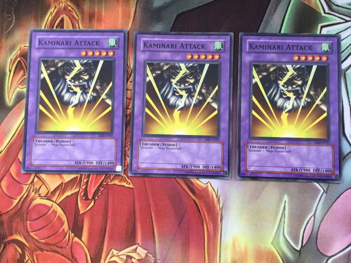 MRD-E041 x3 Kaminari Attack Common Yugioh