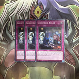 OP18-EN025 x3 Ghostrick Break Common Excellent Condition Yugioh