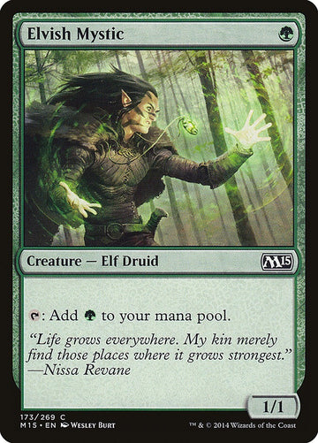 Elvish Mystic Magic 2015 Excellent Magic MTG