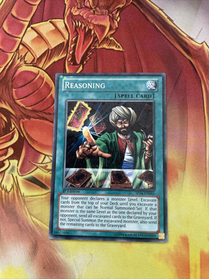 SP14-EN041 Reasoning - Starfoil - 1st Edition yugioh