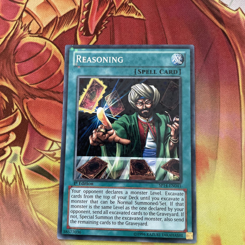 SP14-EN041 Reasoning - Starfoil - 1st Edition yugioh