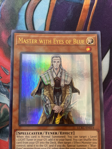 LCKC-EN014 Master with Eyes of Blue Ultra Rare 1st Edition NM YuGiOh (back)