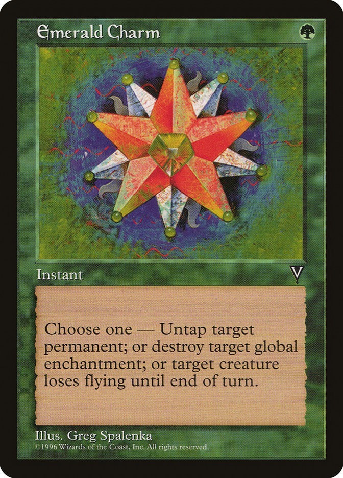 Emerald Charm Visions Excellent Magic MTG