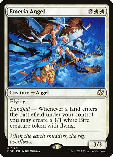 Emeria Angel Commander Excellent Magic MTG