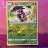 Pokemon Card Ledian Burning Shadows Reverse Holo Rare 10/147 Near Mint